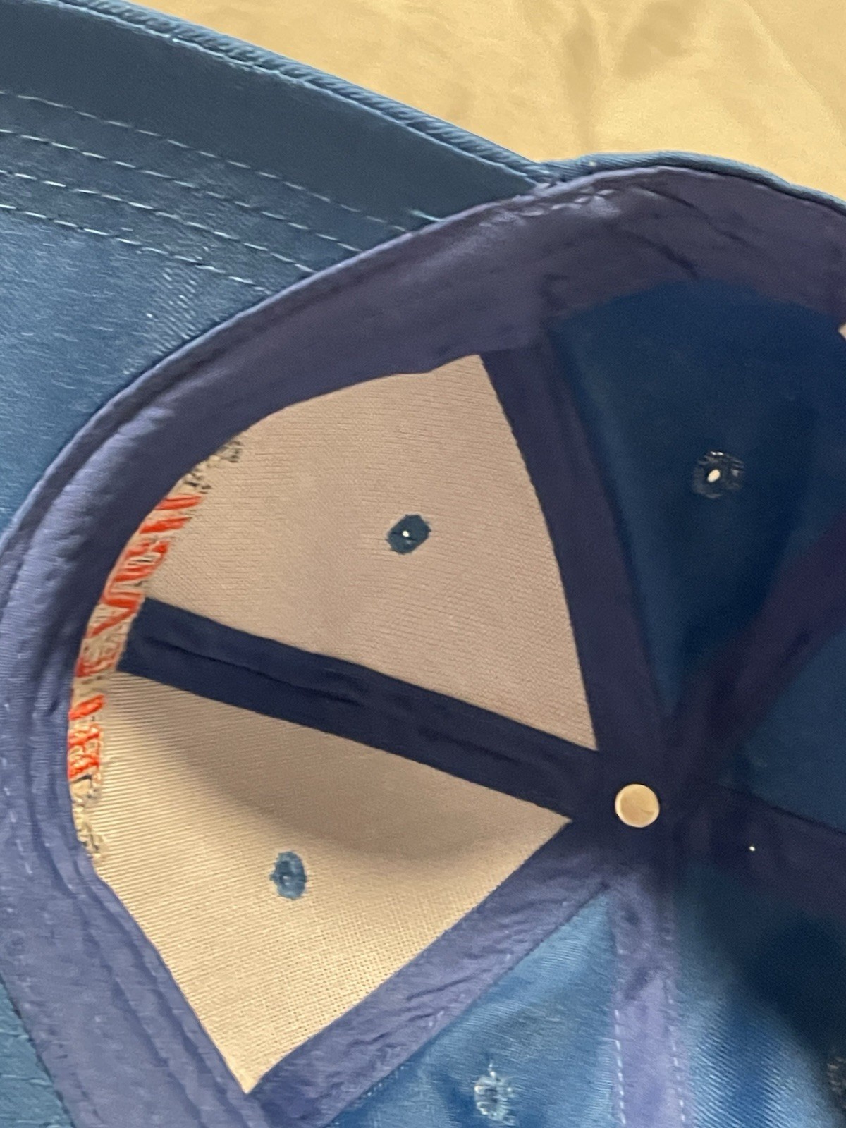 boys bleach baseball cap blue adjustable strap