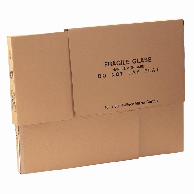 Box Usa Aviditi Large Mirror 40L X 3.5W X 60H 1-Pack Cardboard Boxes Perfect