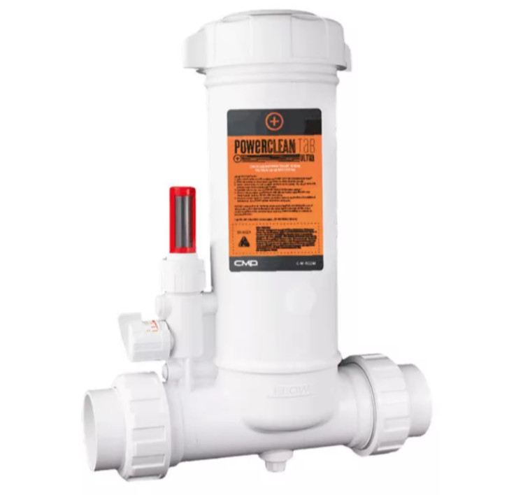CMP PoolProducts PowerCleanTabUltra Chlorine/Bromine TabletFeederLineChlorinator