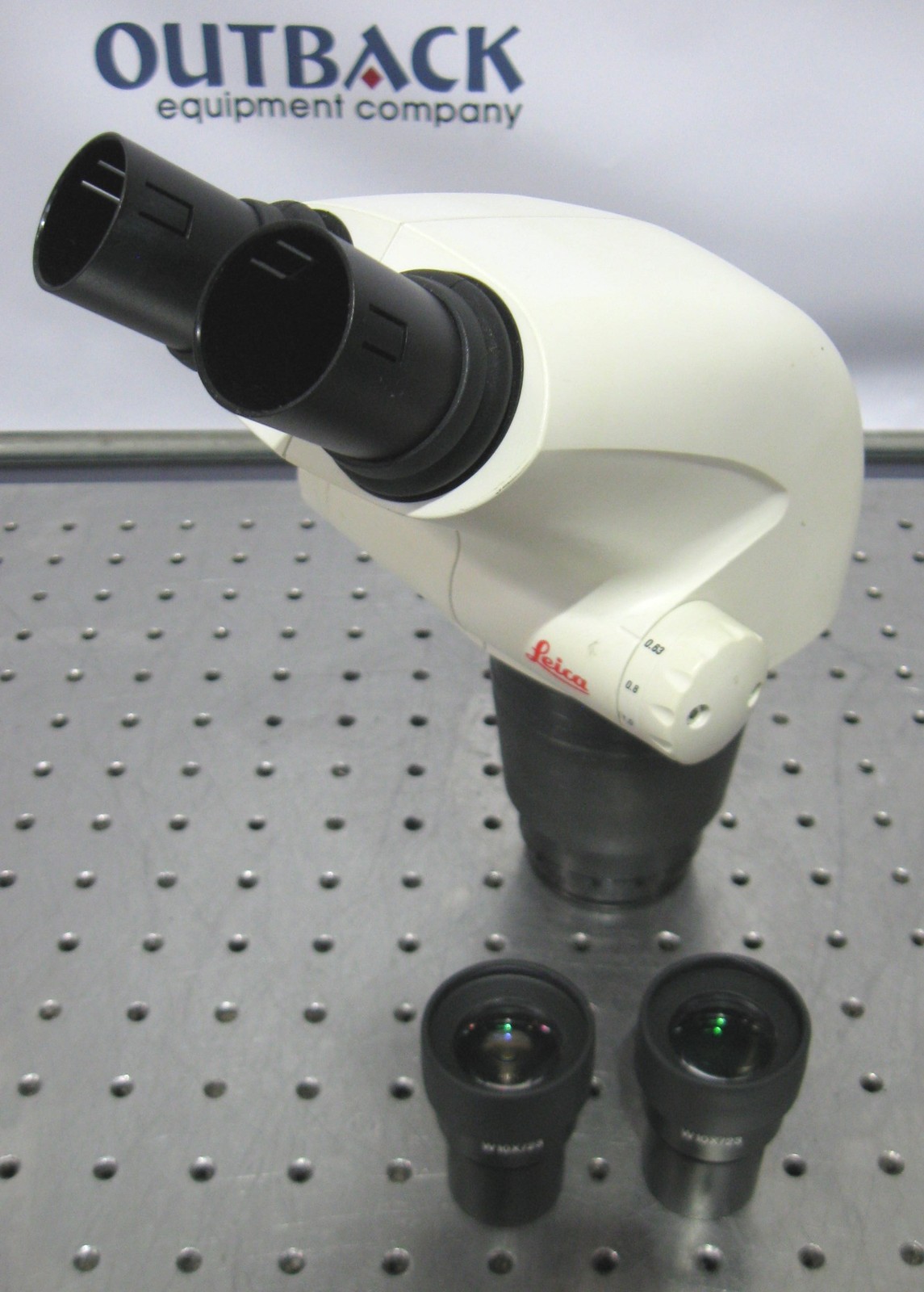 C201786 Leica S4E Stereo Zoom Microscope 0.63-3.0X 10446293 w/ W10X/23 Eyepieces