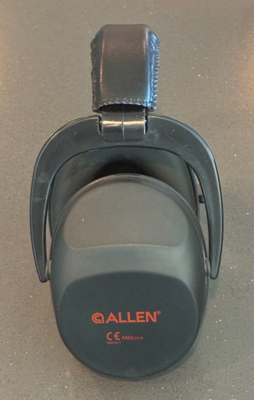 Allen Low Profile Shooting Muffs - ANSI 53.19 - EN352-1