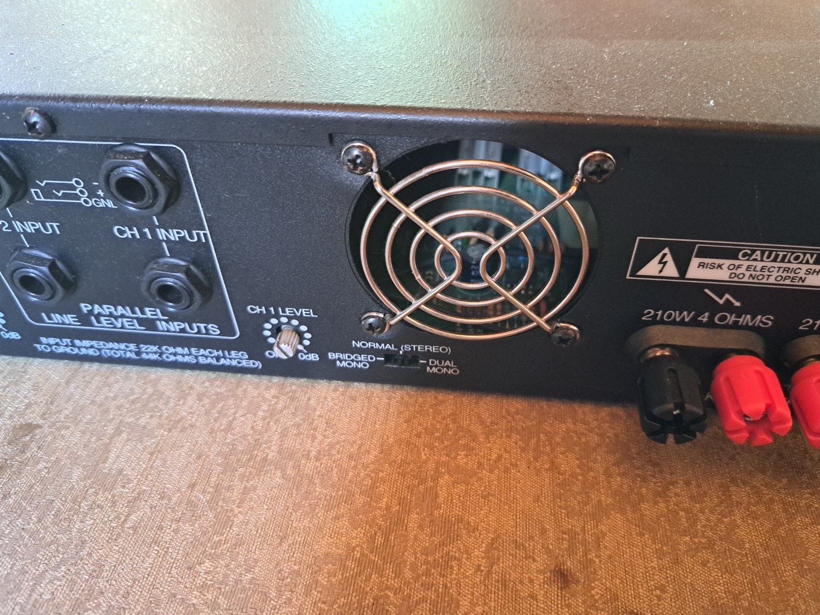Carver Power Amplifier PM420 - 2 Channel 100%