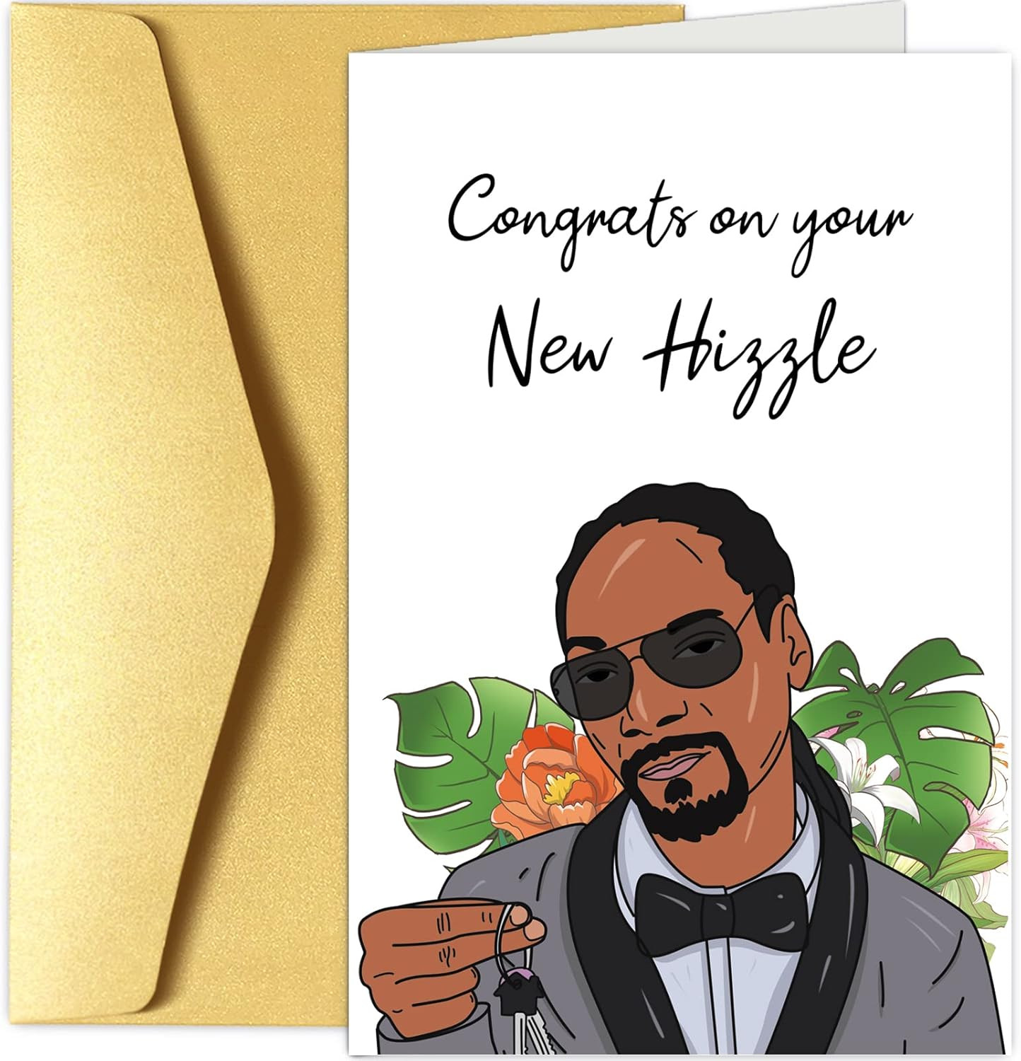 Funny New House Card Gift, Humorous Hizzle Housewarming Card Gift, New Home Card
