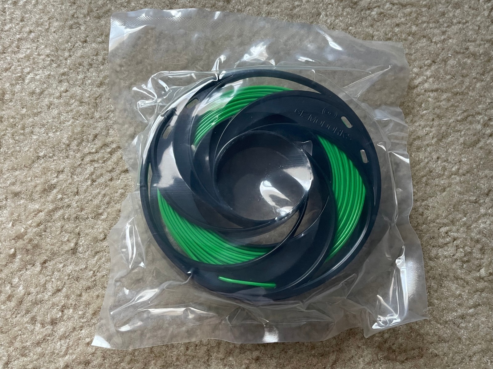 Gizmo Dorks 3D Printer Filament 1.75mm Green New Sealed