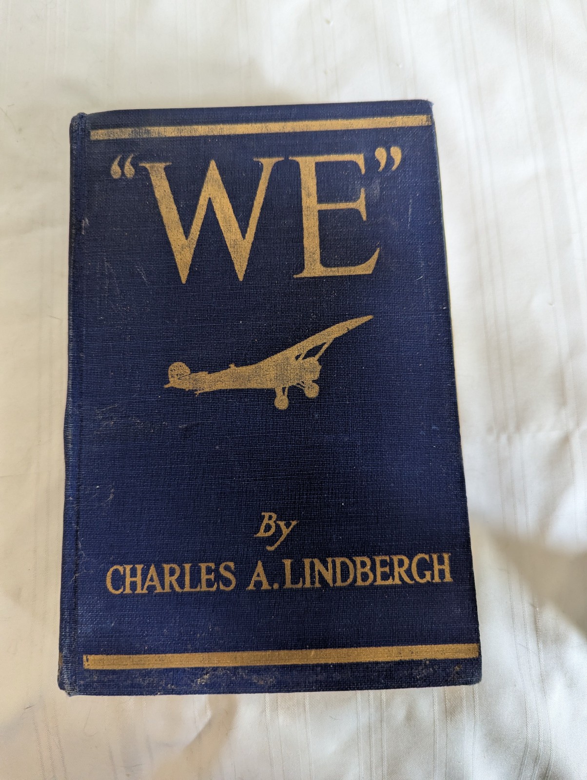 "We" by Charles Lindbergh HB book 1927 16th Impression