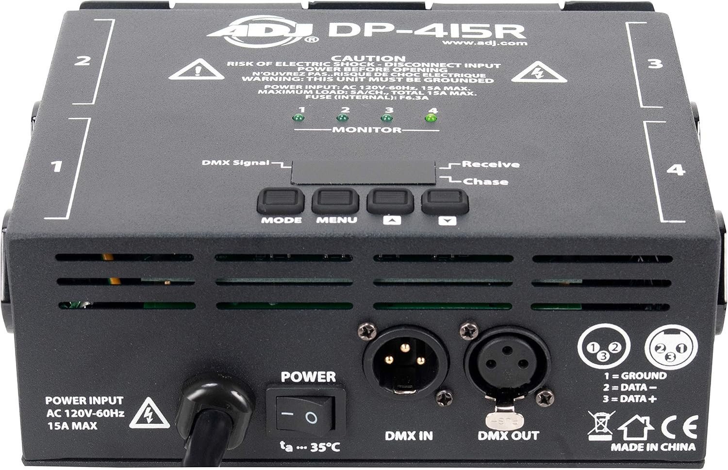 ADJ Products DP-415R 4 Channel DMX512 Dimmer Pack