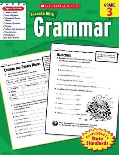 Scholastic Success With: Grammar, Grade 3 (Scholastic Success with Workbo - GOOD