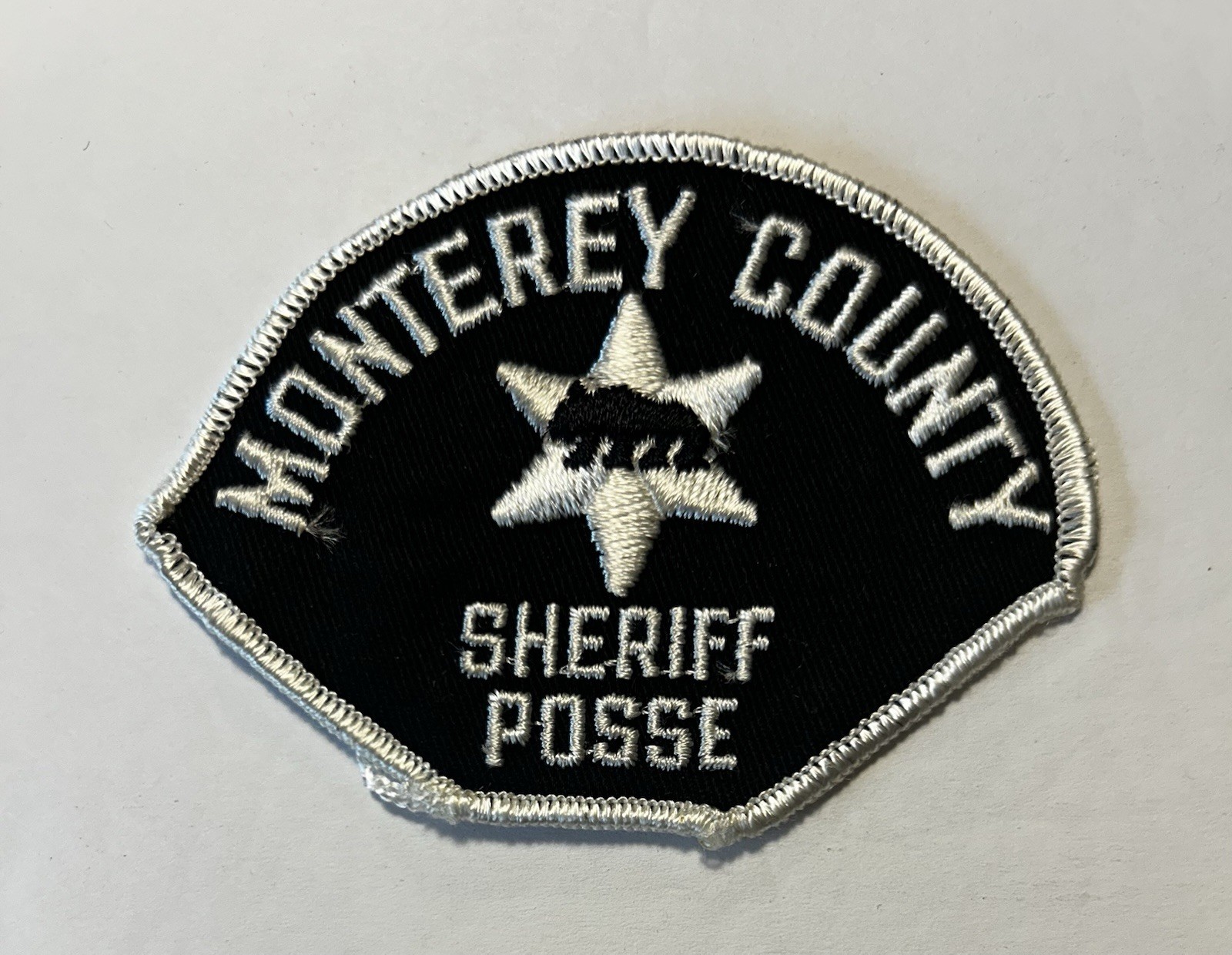 VINTAGE CALIFORNIA CA MONTEREY COUNTY SHERIFF POSSE PATCH BEAR #PDD57