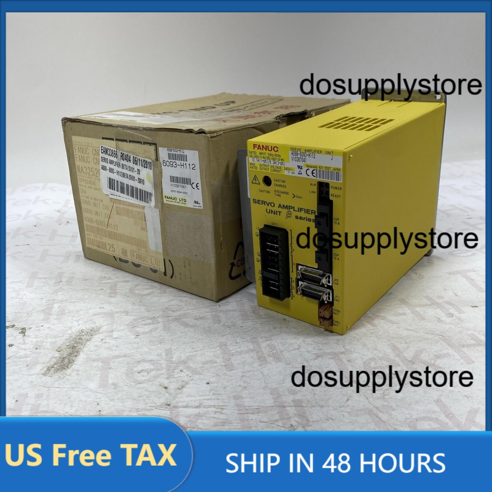 NEW FANUC A06B-6093-H112 SERVO DRIVE A06B6093H112 FAST SHIPPING US Free TAX