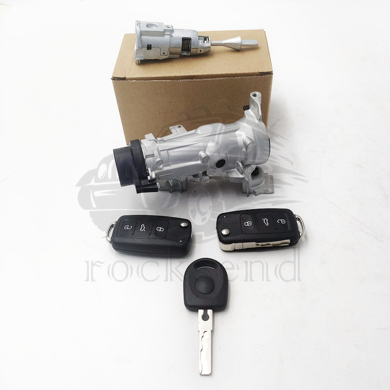 IGNITION SWITCH LOCK ASSEMBLY FOR 2006-2018 VW JETTA W/ REMOTE Control KEY