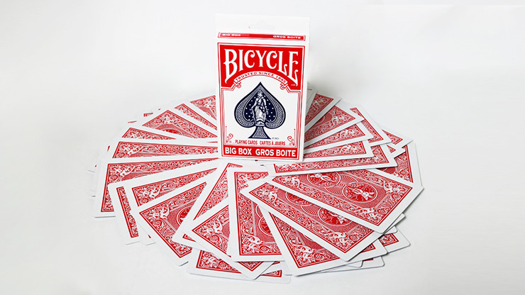 Bicycle Jumbo ESP 50 Cards Red  by Murphy's Magic
