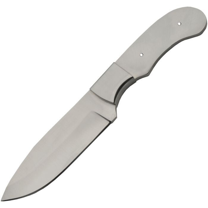 Knifemaking Fixed Knife 4" Stainless Drop Full Tang Blade w/Steel Bolster(s)