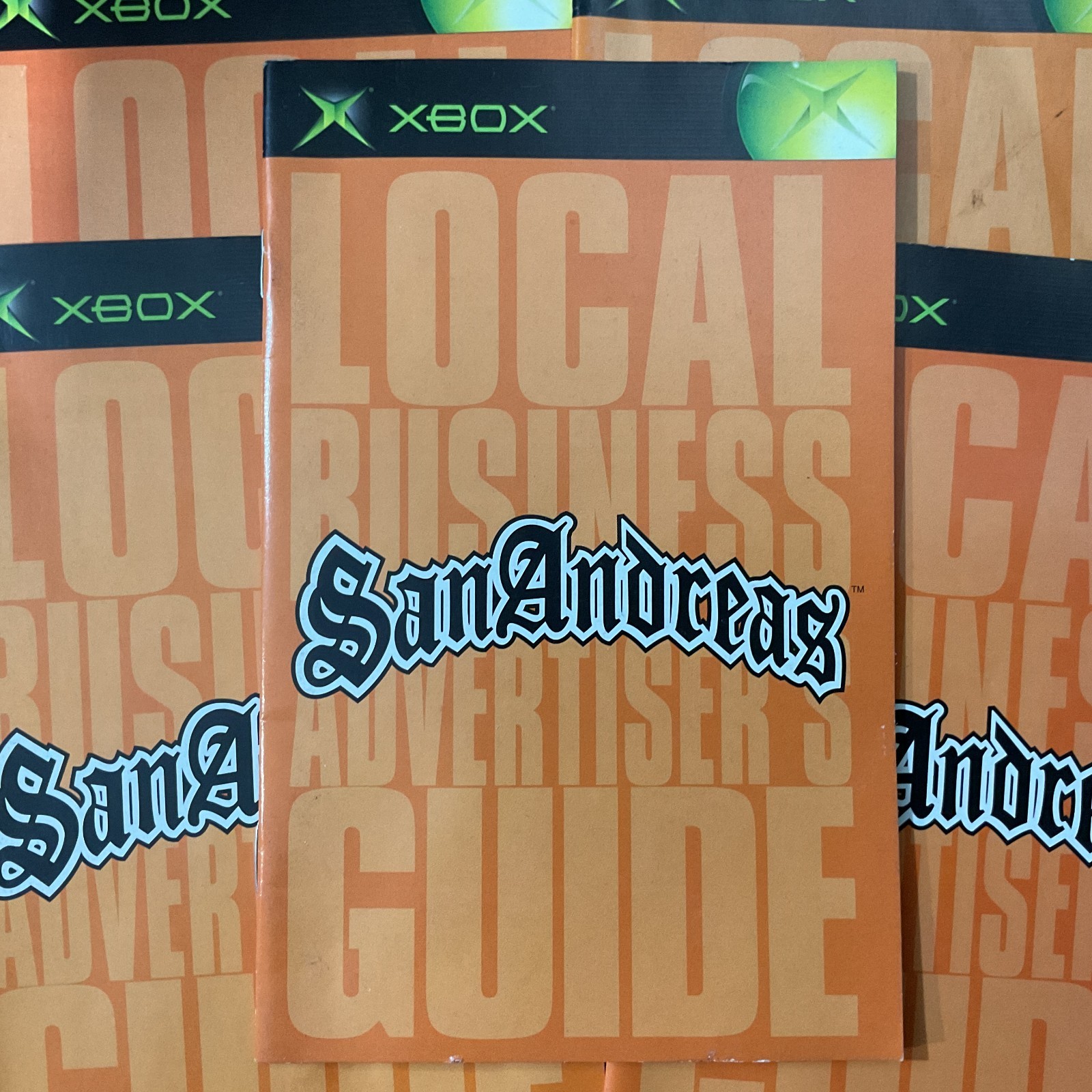 Grand Theft Auto San Andreas Microsoft XBOX Instruction Manual Only