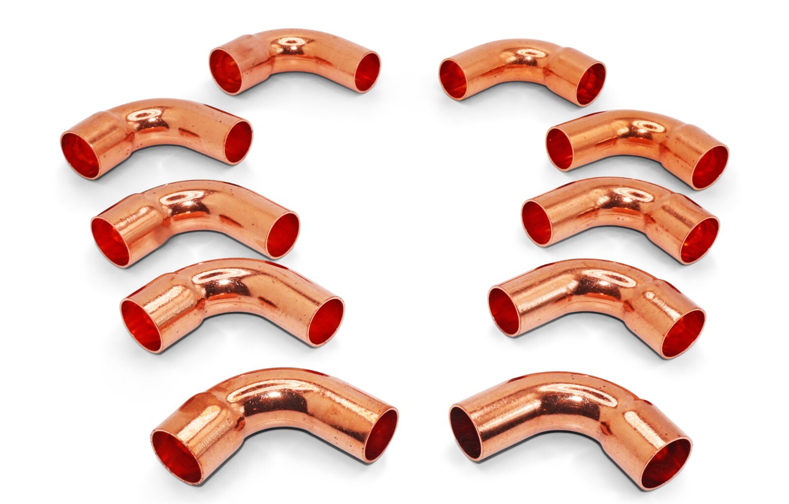 3/4" OD HVAC Copper Street Long Radius LR 90 , W02828 / C272-0090 , Pack of (10)