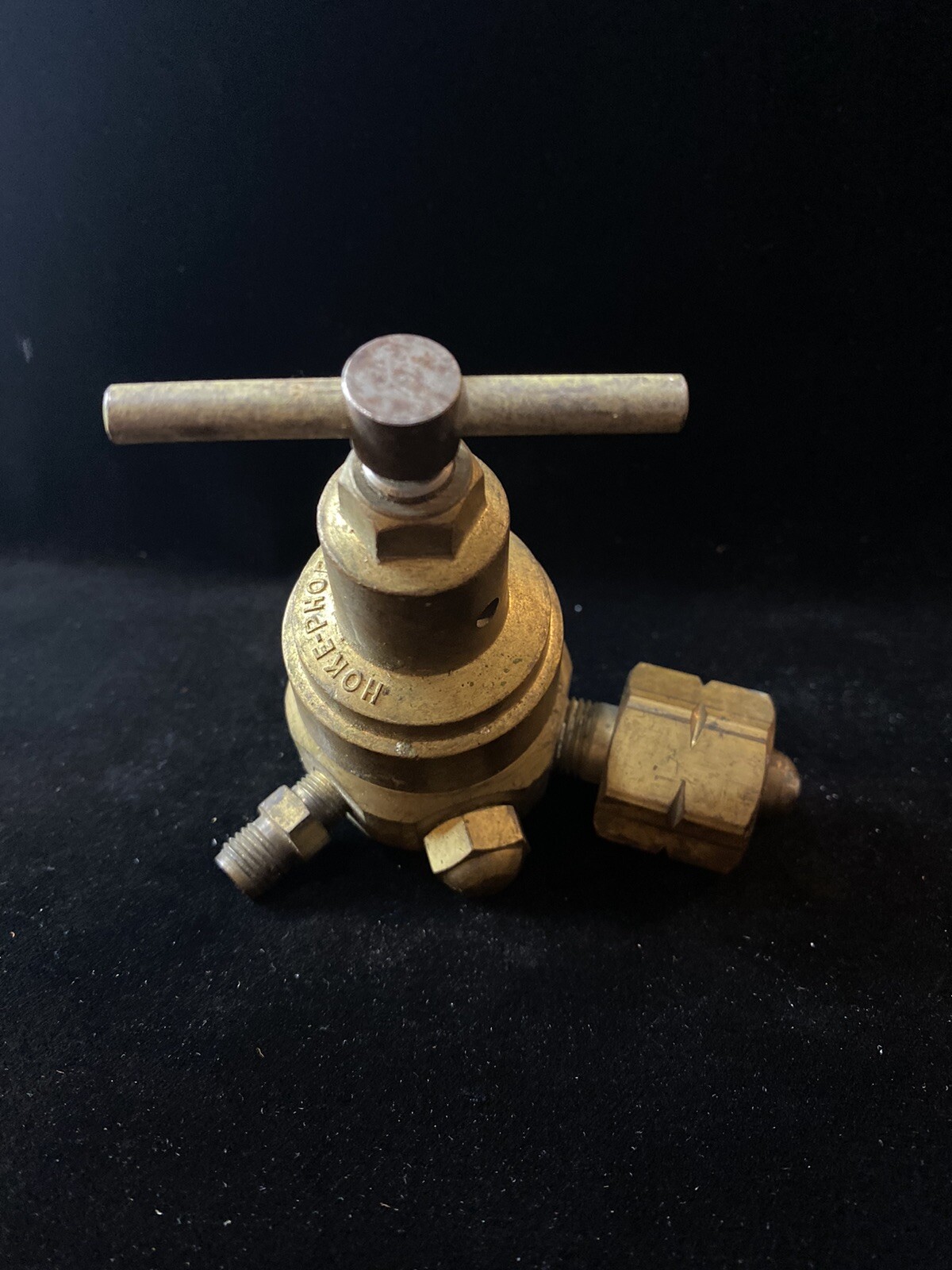 Hoke Phoenix Compressed Gas Regulator Brass HP LP Welding Equipment