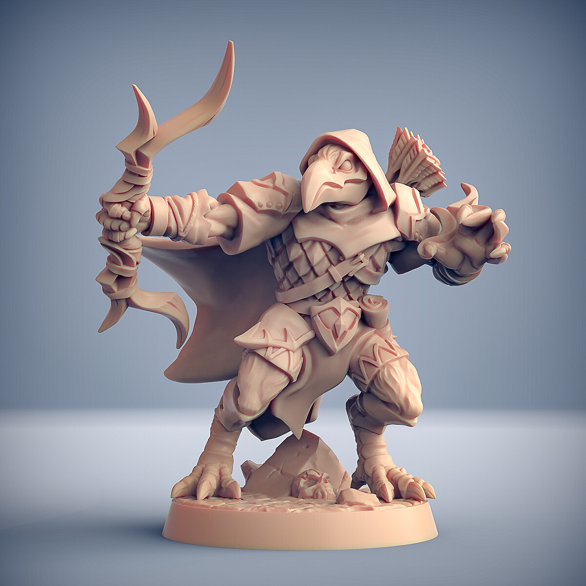 Gryphkin Aarakocra Ranger - Artisan Guild Fantasy Dungeons and Dragons Miniature