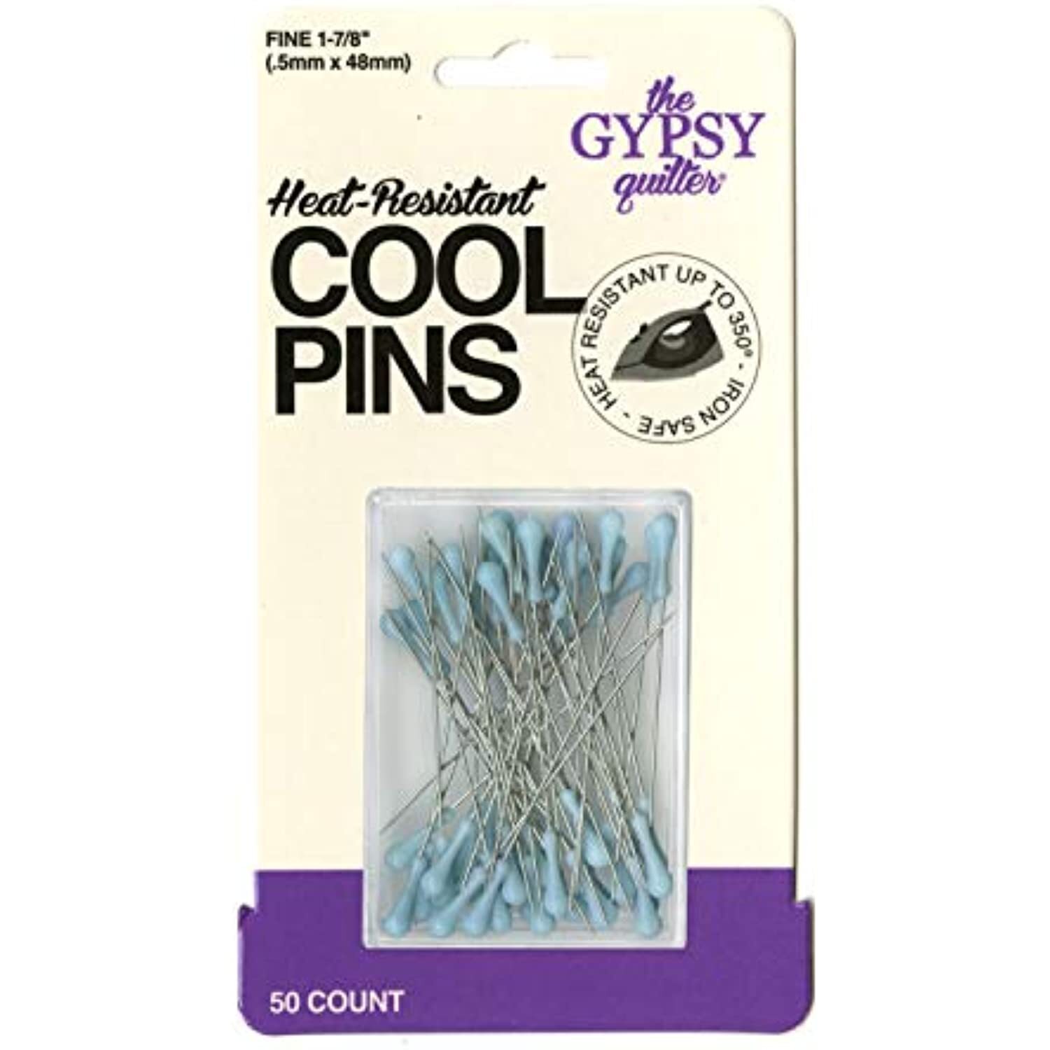 Gypsy Quilter Cool Pins Bohemian Blue 50pc Notions