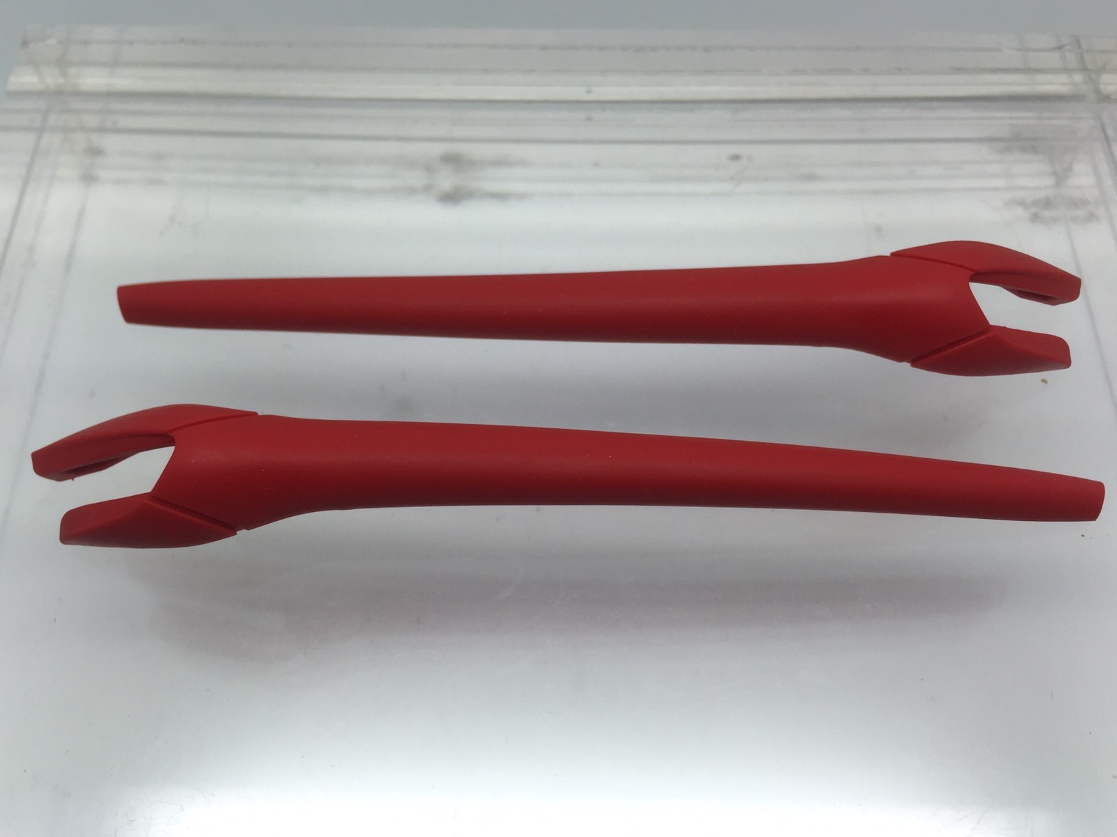 AUTHENTIC OAKLEY RADAR EV EVOLUTION REDLINE EAR SOCKS NOSE PADS Temple Tips Red