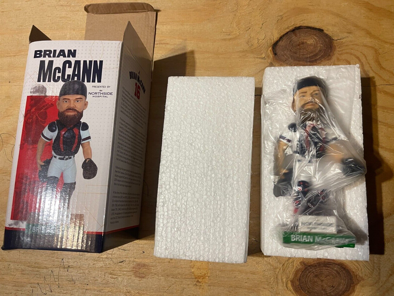 Brian McCann Atlanta Braves Bobble Head Northside Hospital Promo Giveaway TB60