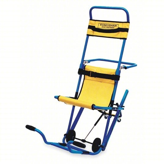 EVAC-CHAIR 600H EMERGENCY EVACUATION STAIR CHAIR, 400 LB CAPACITY,  4WLZ8, NEW!!