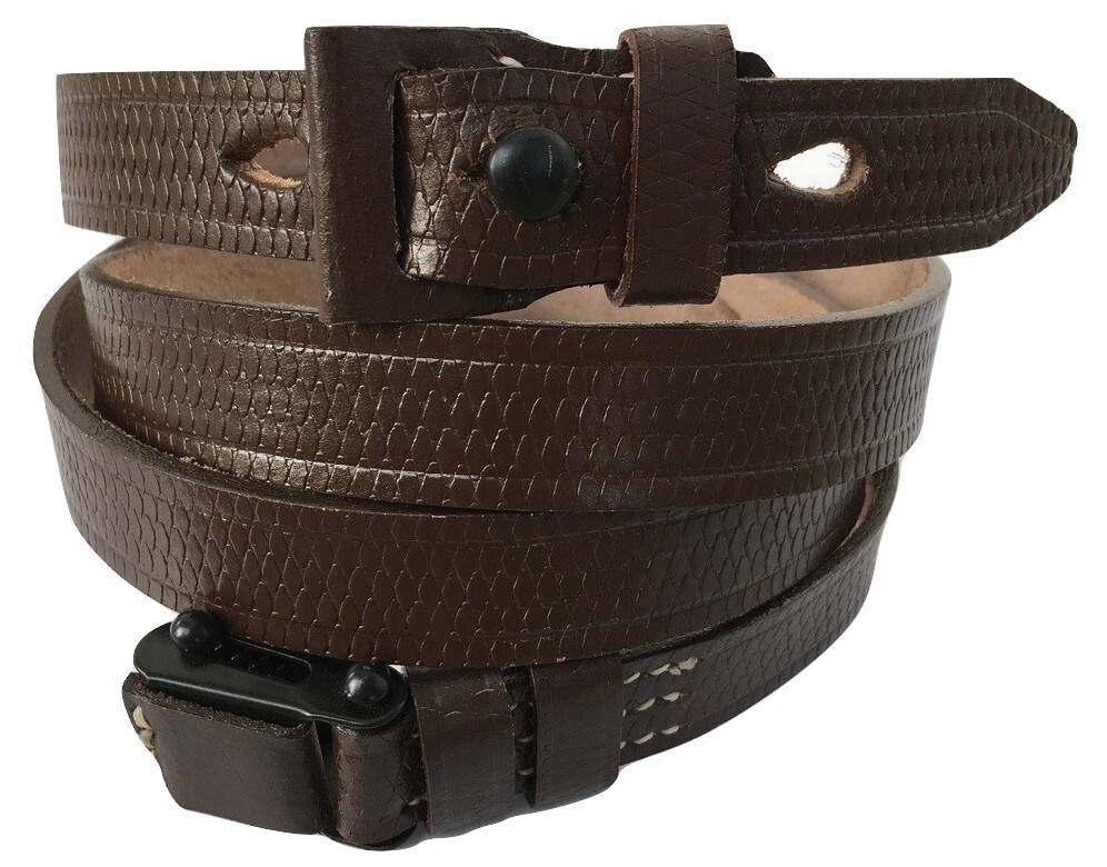 German WWII K98 Leather Carry Sling Belt (Brown)