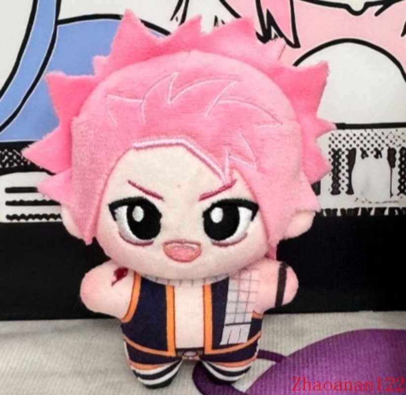 FAIRY TAIL Natsu Dragneel 10cm Anime Plush Doll Pendant Toy Plushie Toys New