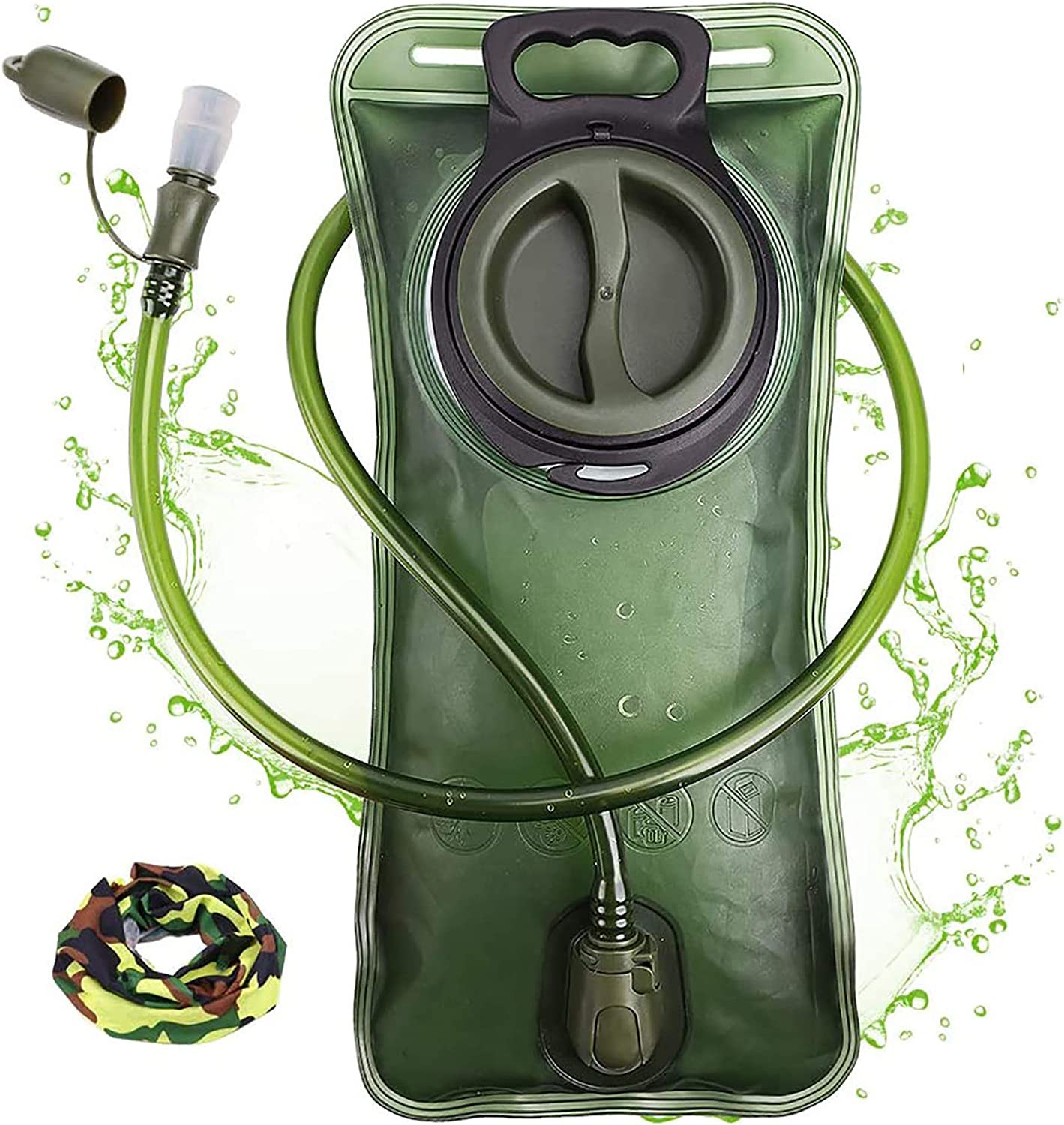 Hydration Bladder 1.5L 2L 3L BPA-free Leakproof Water Reservoir Bag