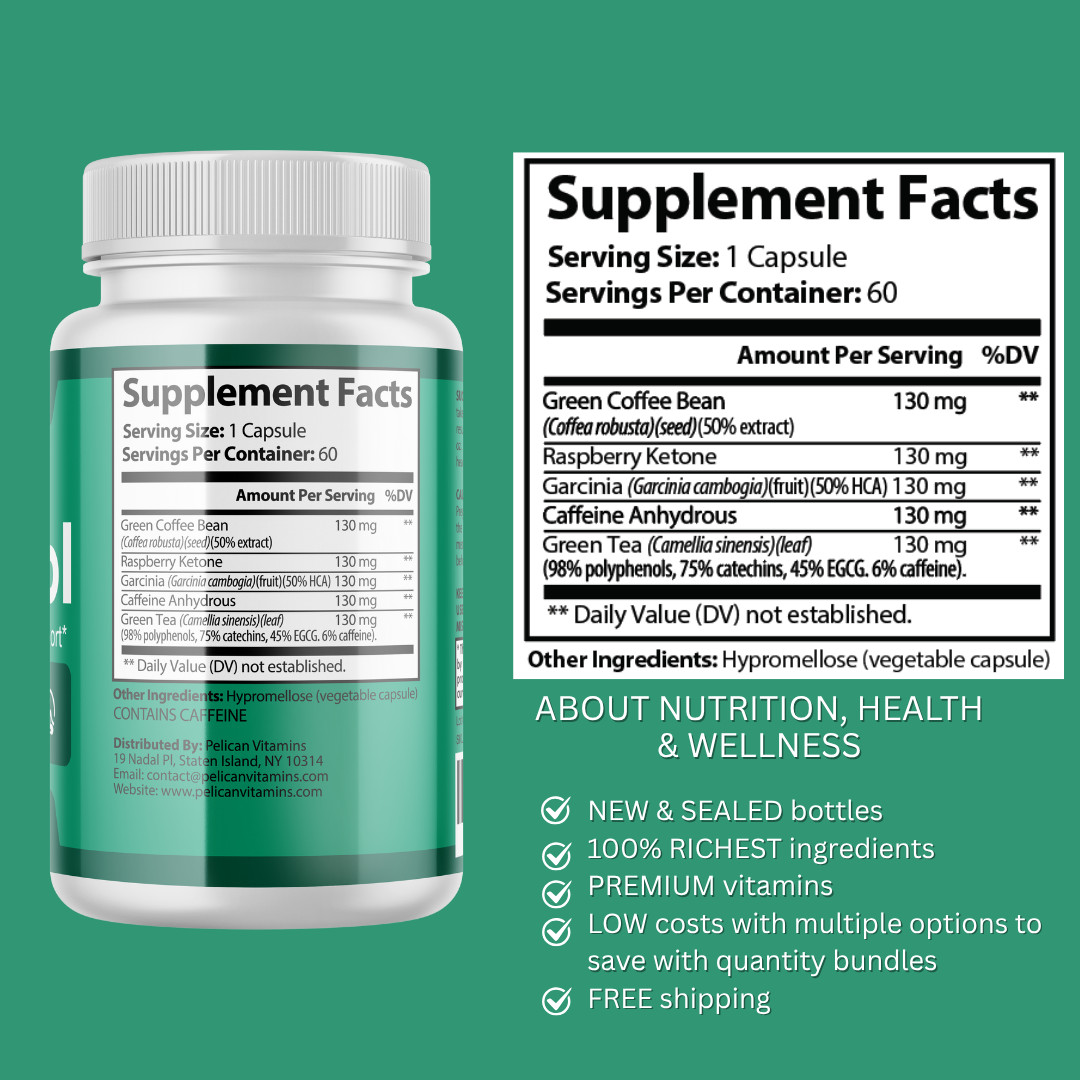 Inibitrol- Keto & Weight Support- 4 Bottles- 240 Capsules
