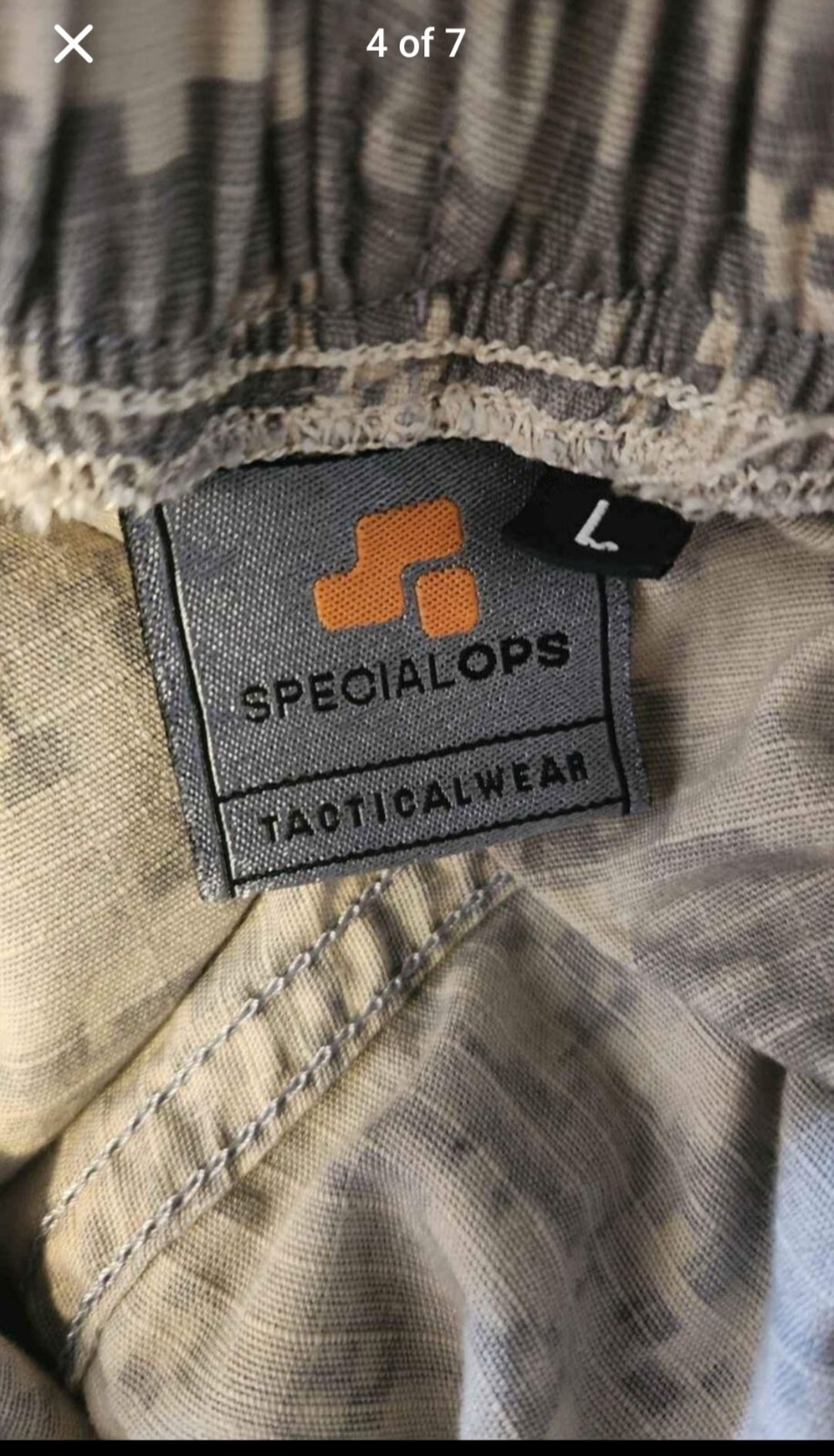 Special ops tactical wear. Size LTop & Pants.