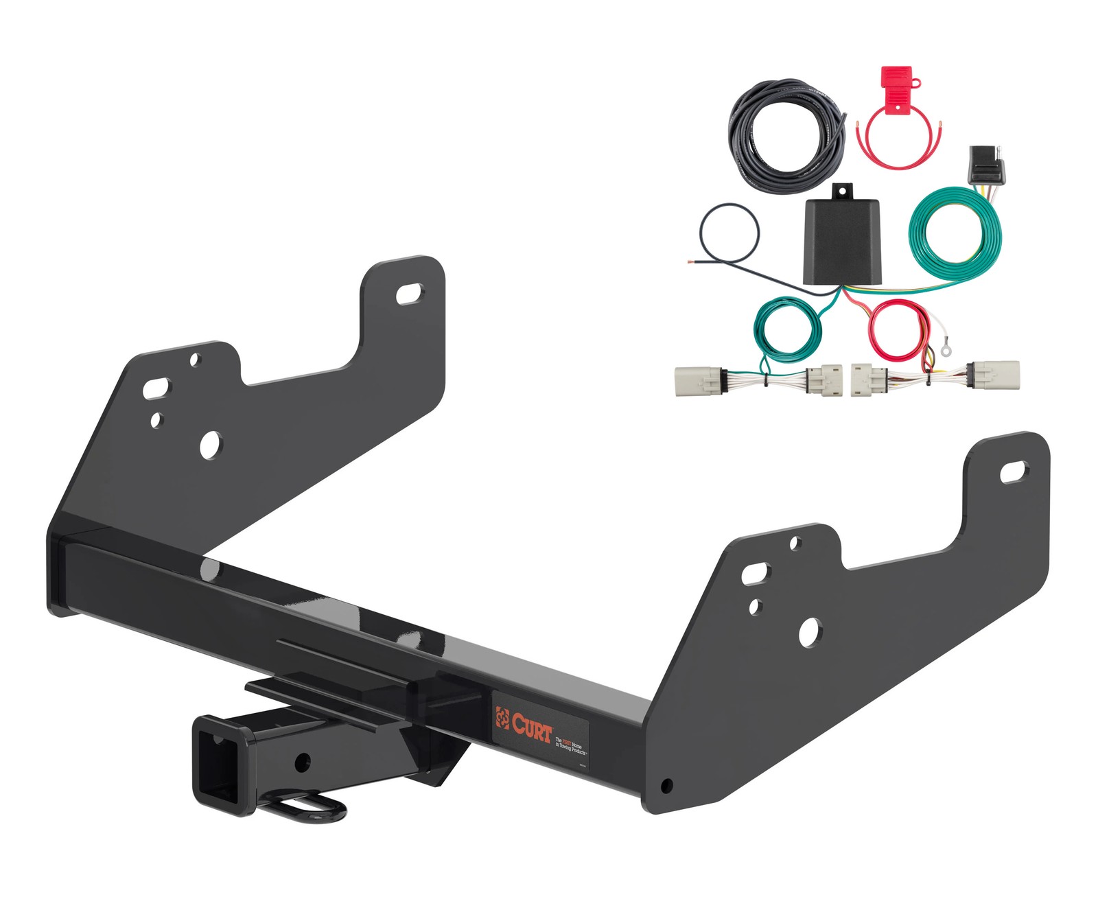 Curt Trailer Hitch & Wire Harness Custom Class 3 2in Receiver 13475 56486