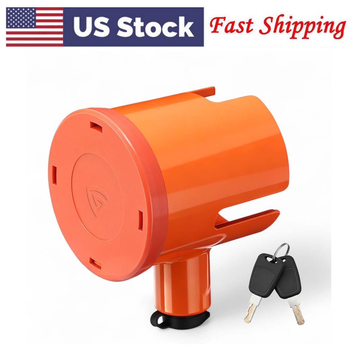 Trailer Coupler Lock US Fits 2 & 2-5/16 Inches Couplers NEW Heavy Duty 1PCS