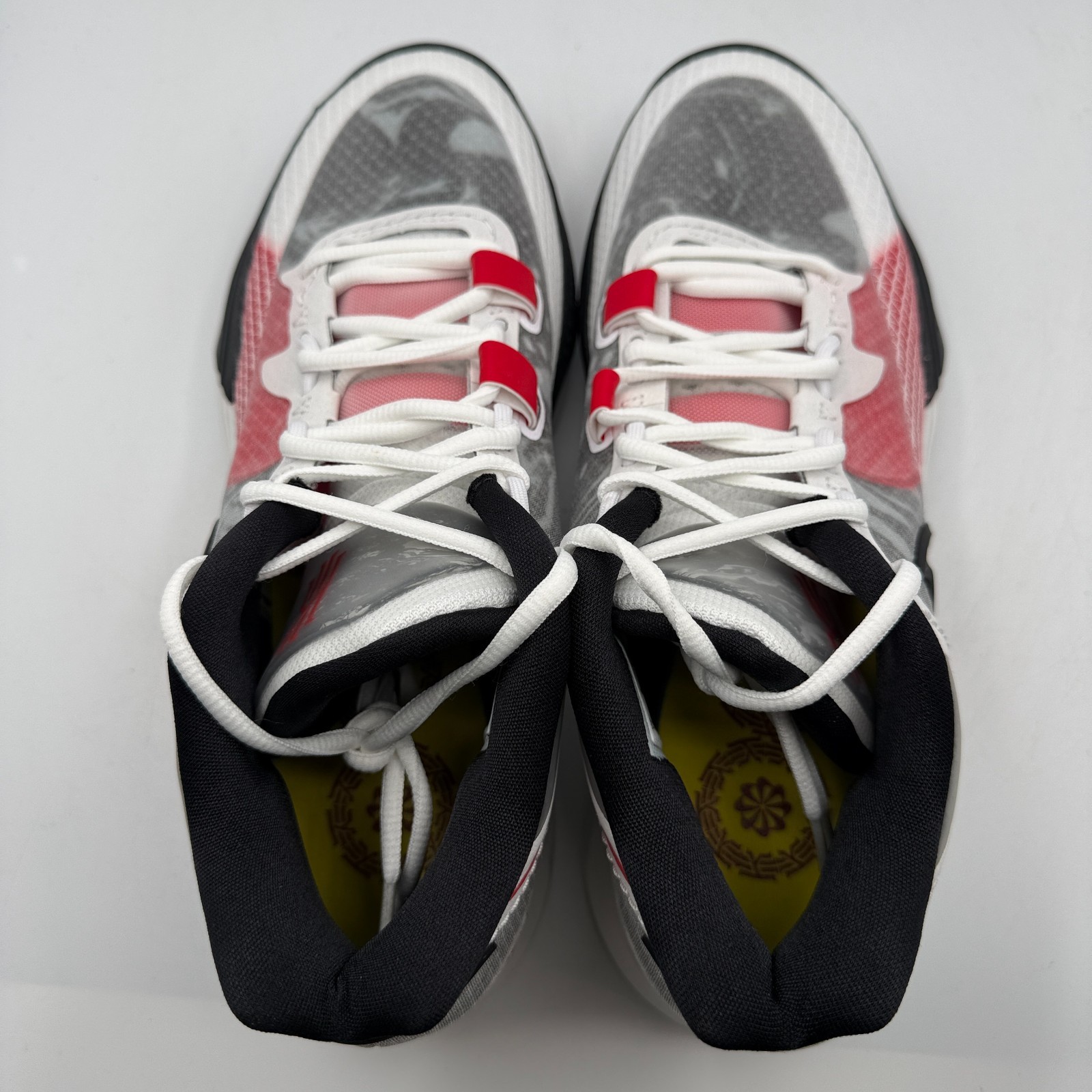 Nike Kyrie 8 Shoes Mens Black White Red Basketball Running DJ6017 100