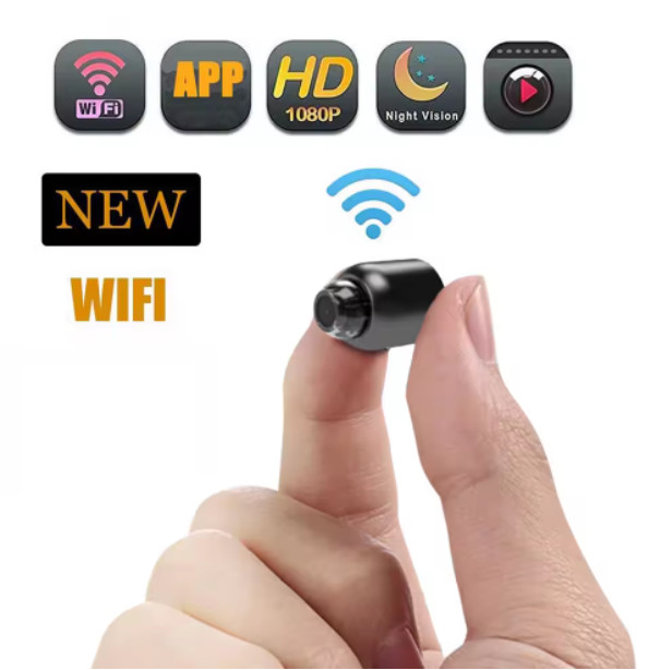 1080P Mini WiFi Camara Oculta Espia De Seguridad Inalambrica Con Audio y Video