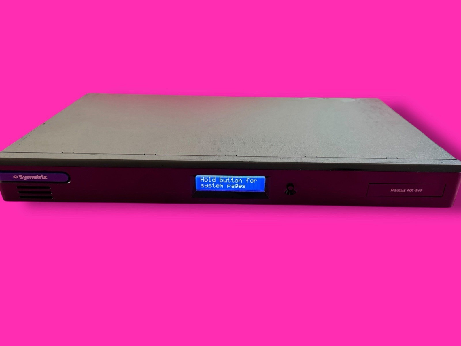 SYMETRIX RADIUS  NX 4x4 AEC- 1 WITH DANTE UNIT ONLY