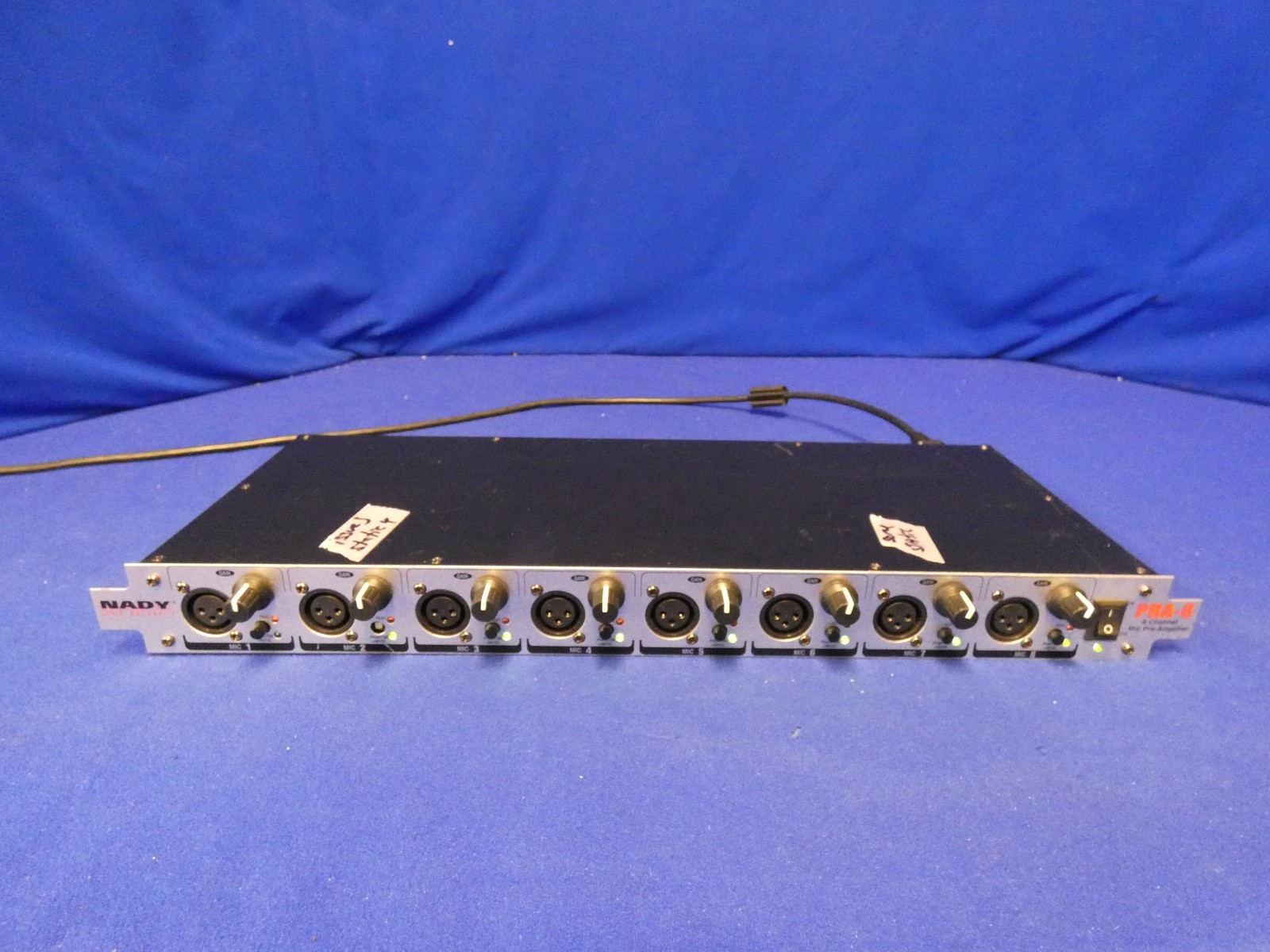 Nady Audio PRA-8 8-Channel Mic Pre-Amplifier (a few channels have static)
