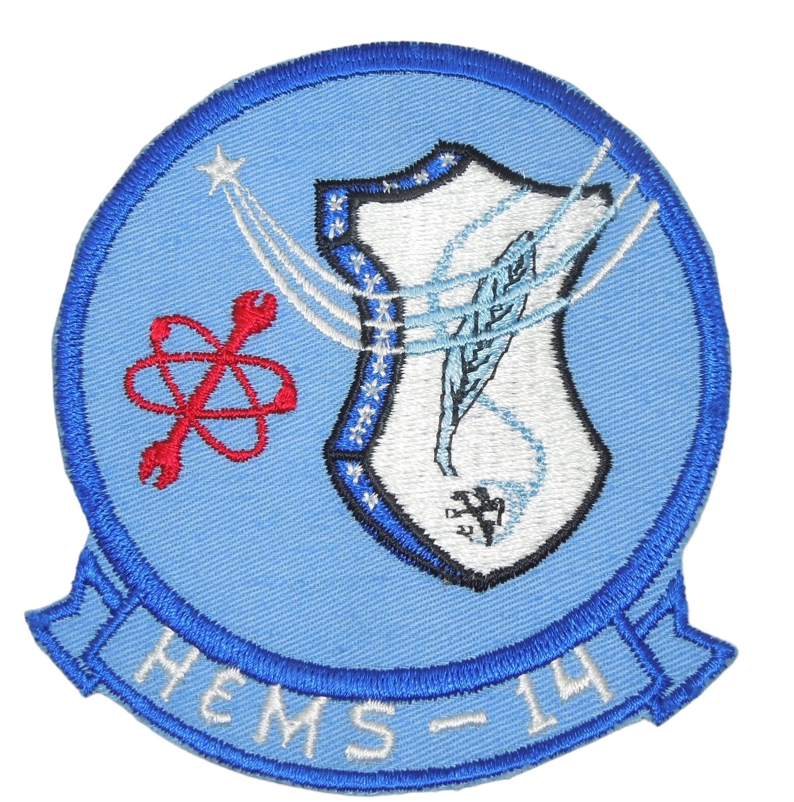 Original Vietnam War USMC Marine H&MS-14 Patch S28
