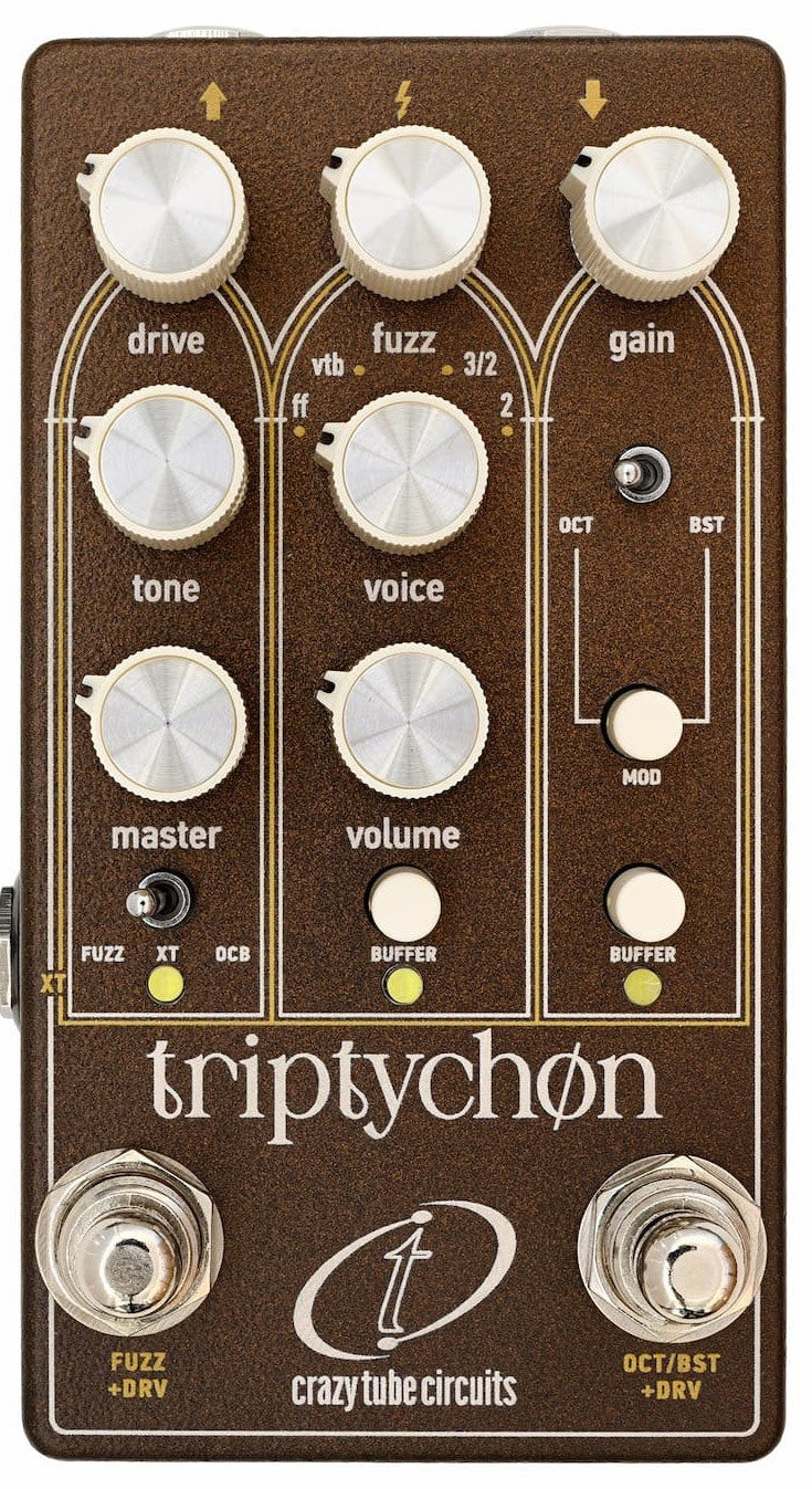 Crazy Tube Circuits Triptychon Fuzz Boost Octave Drive