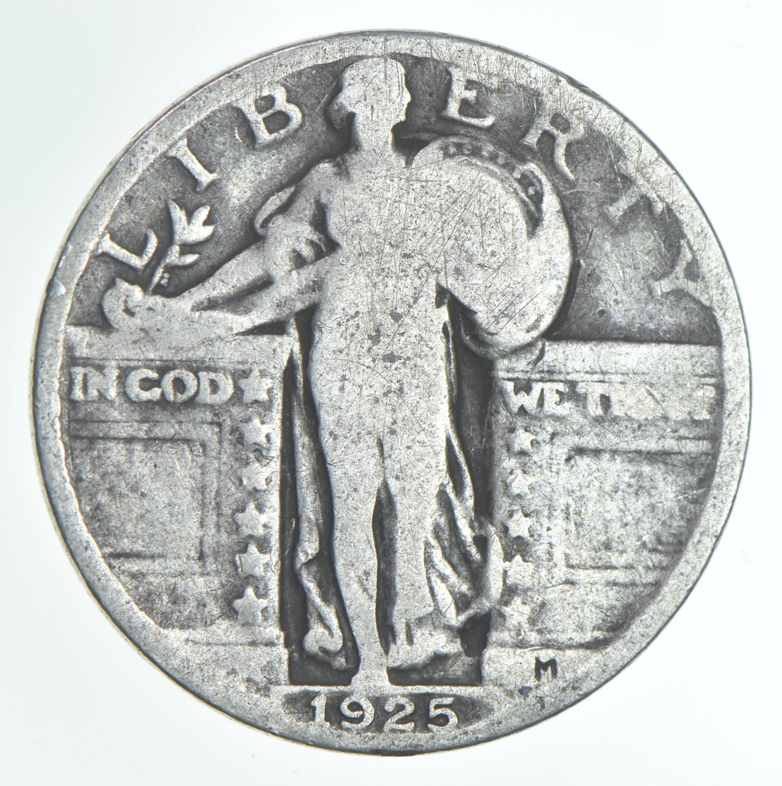 1925 (P) Standing Liberty Quarter AC Average Circ (1 coin)