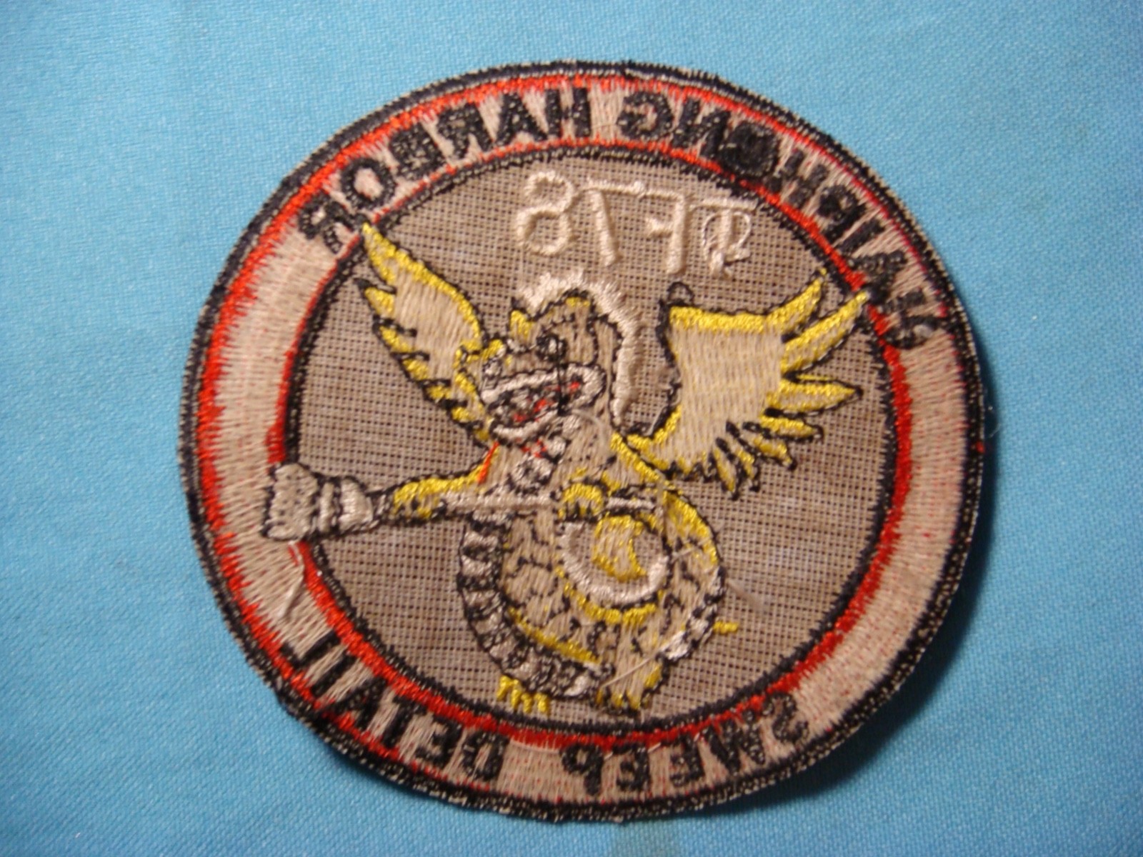 VIETNAM WAR PATCH, US TASK FORCE 78 HAI PHONG HARBOR SWEEP DETAIL