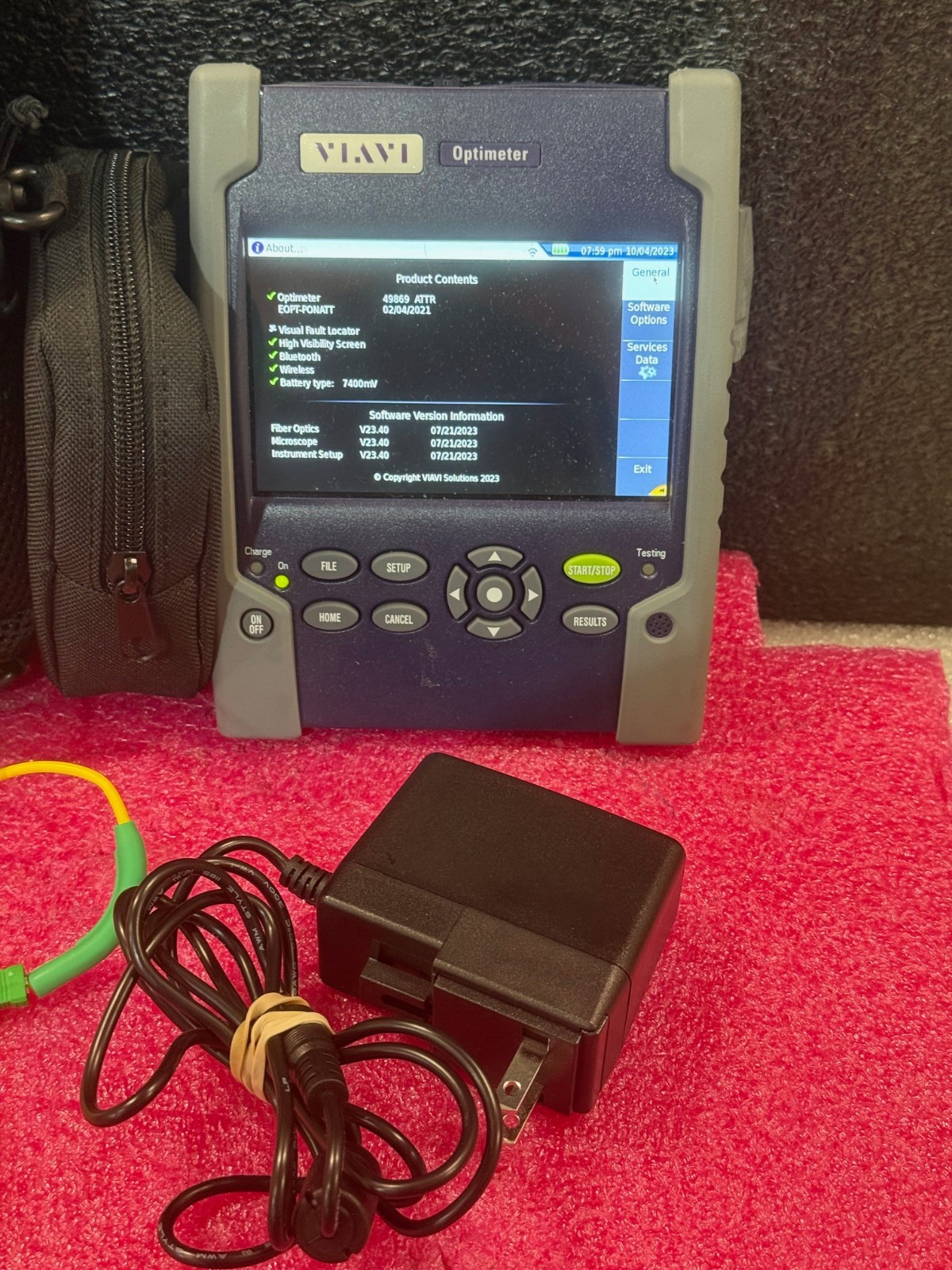 Viavi/JDSU EOPT-PONATT Optimeter + Launch Cable Accs. 8526