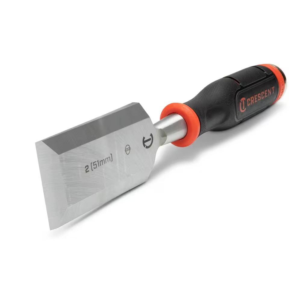 2 In. Wood Chisel with Grip and Striking End Cap