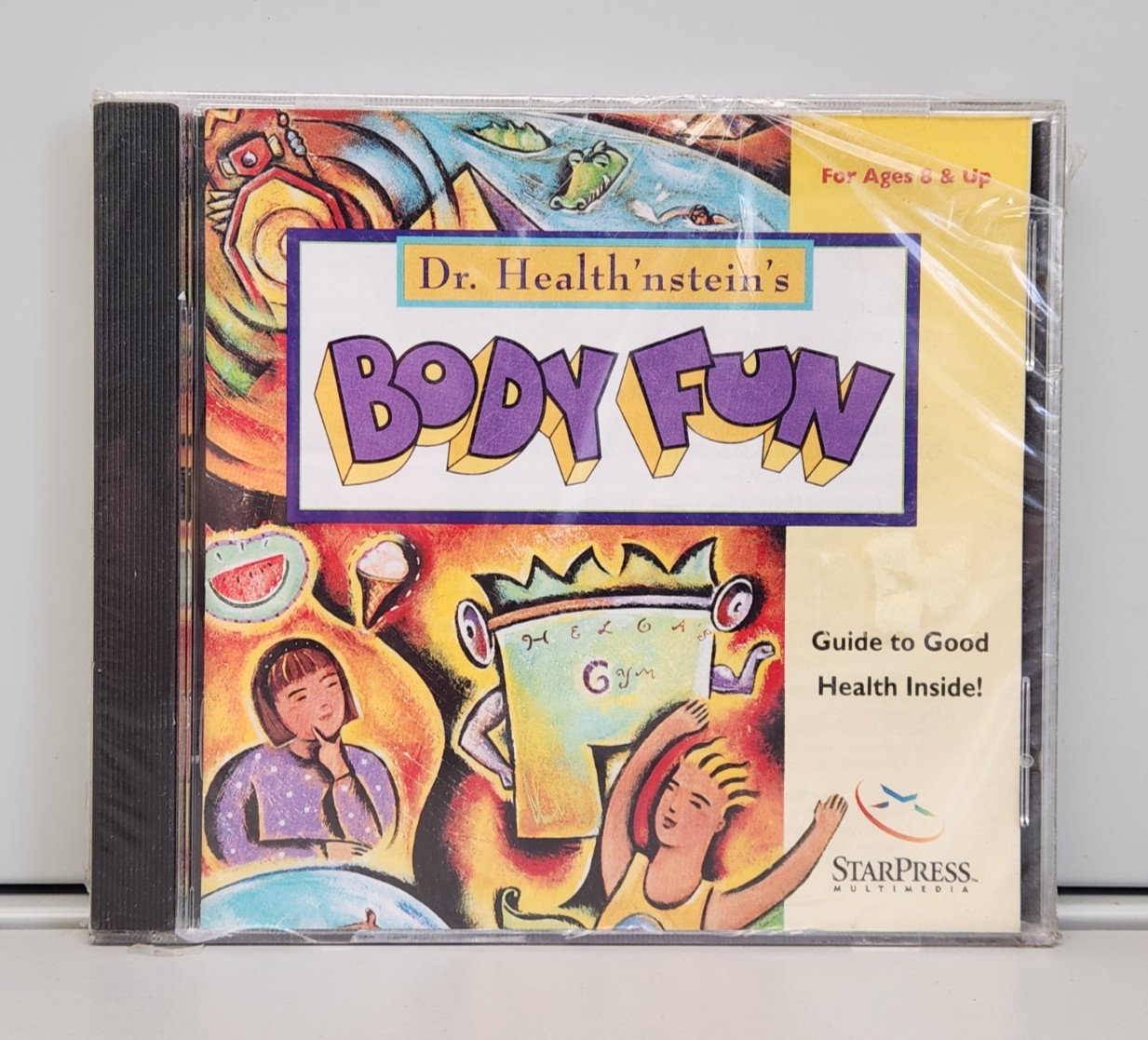 Dr. Health'nstein's Body Fun 1994 Windows / Mac CD-ROM StarPress Factory Sealed