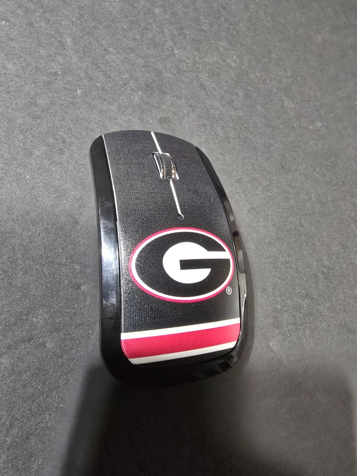 University Of Georgia Bulldogs Stripe Wireless Optical Mouse USB Receiver