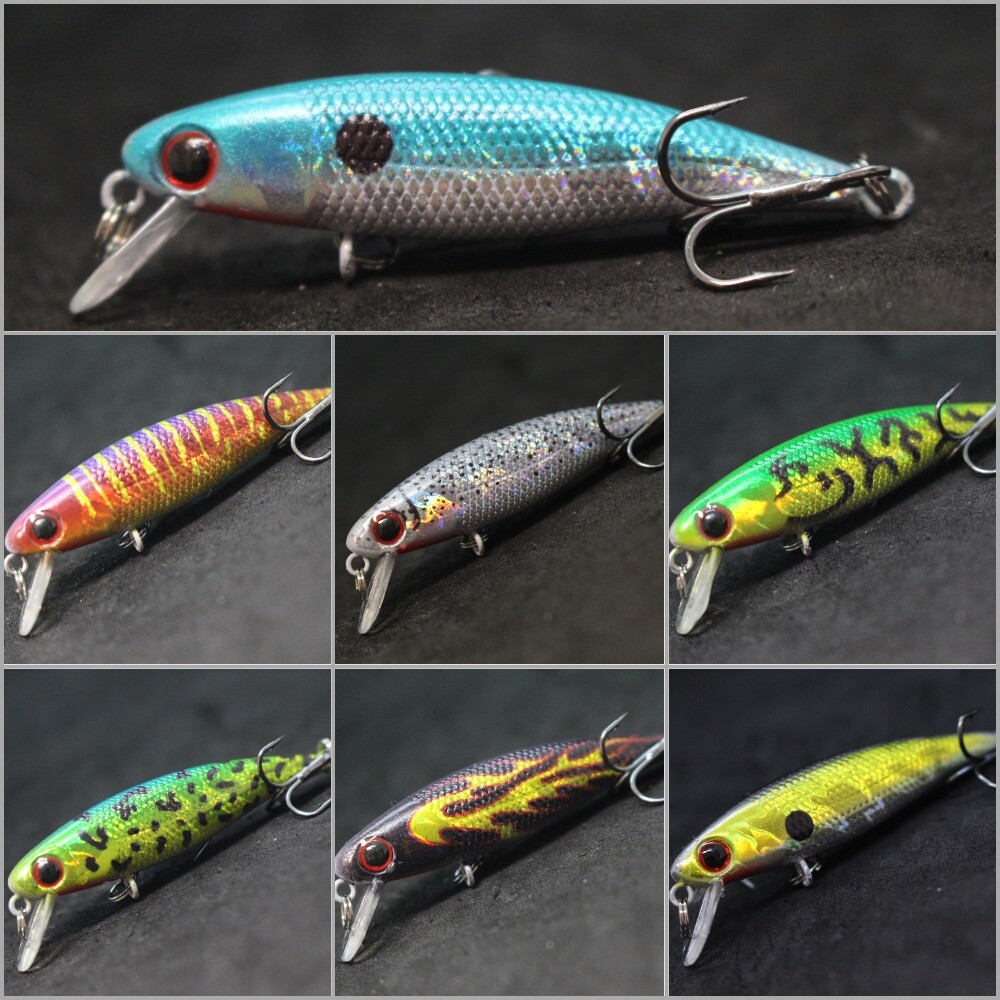 Jerkbait Fishing Lure Bait wLure 2 1/2 inch Tight Wobble Slow Sinking M639
