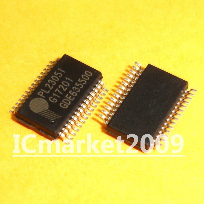 2 PCS PL2305I SSOP-28 PL2305 USB to Printer Port Bridge Controller IC Chip