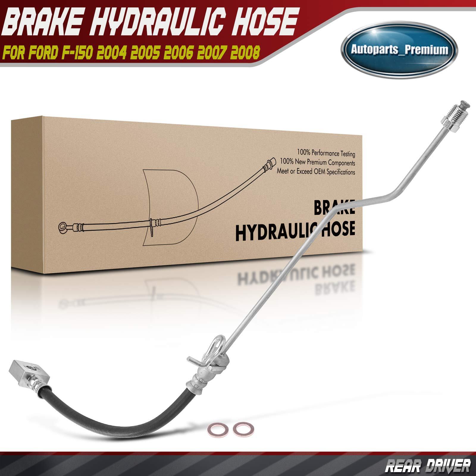 Rear Left Driver Brake Hydraulic Hose for Ford F-150 2004-2008 Lincoln Mark LT