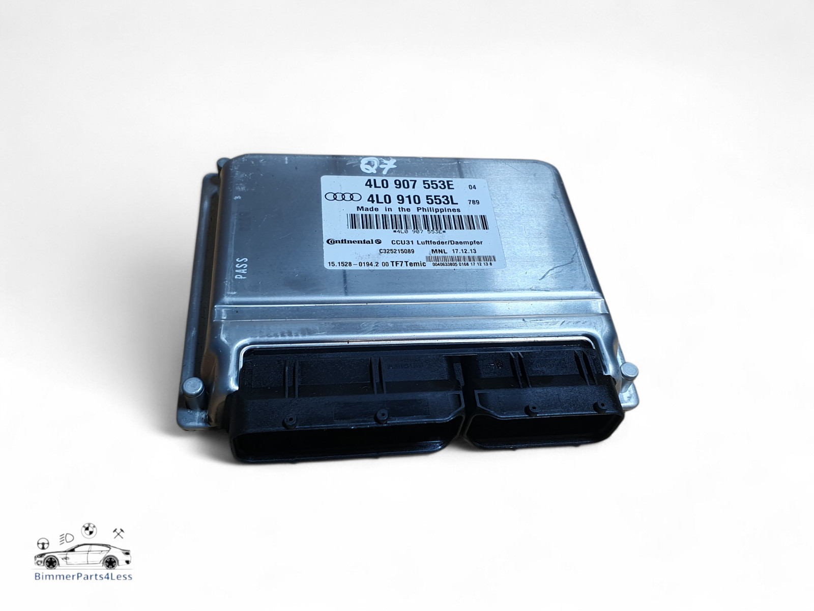 2014 AUDI Q7 MK1 4L AIR SUSPENSION CONTROL MODULE ECU 4L0907553E