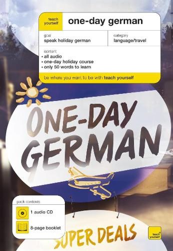Teach Yourself One-Day German (TYOD) by Smith, Elisabeth CD-Audio Book The Fast