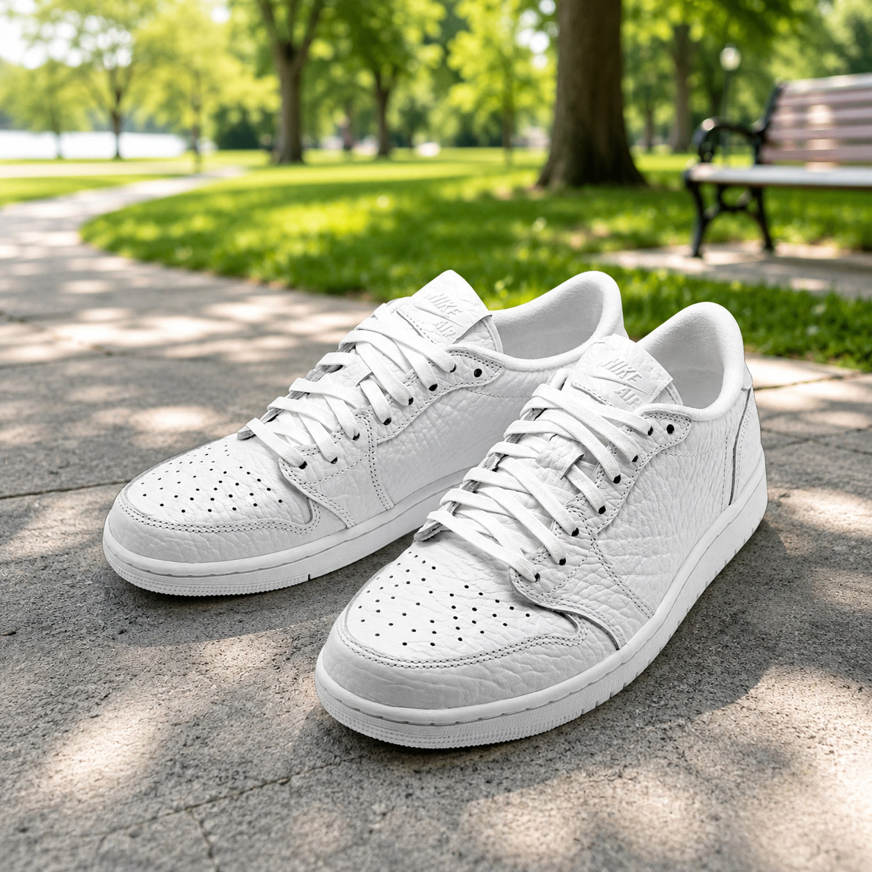 NEW Jordan 1 Retro Low NS 'Triple White' 872782-100 Men's Size US 7-12