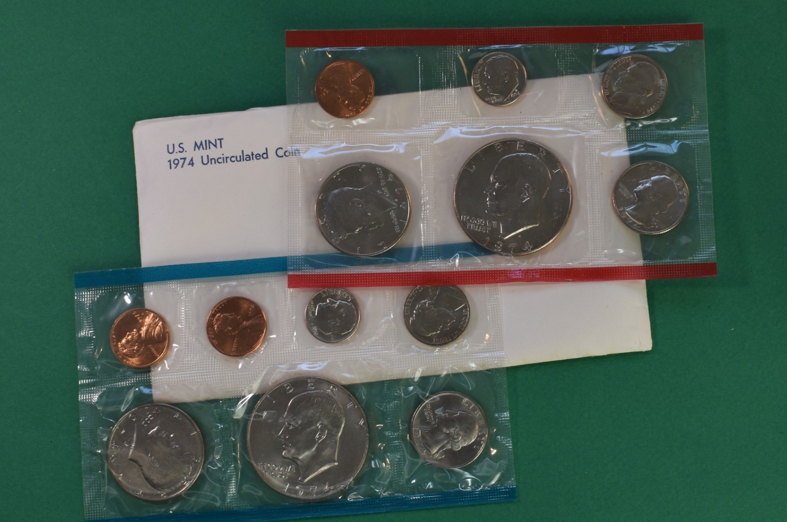 US Mint 1974 Uncirculated Coin Set (13 coins) original packaging